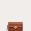 Valentino Small Rockstud Grainy Calfskin Crossbody Bag | Shoulder Bags