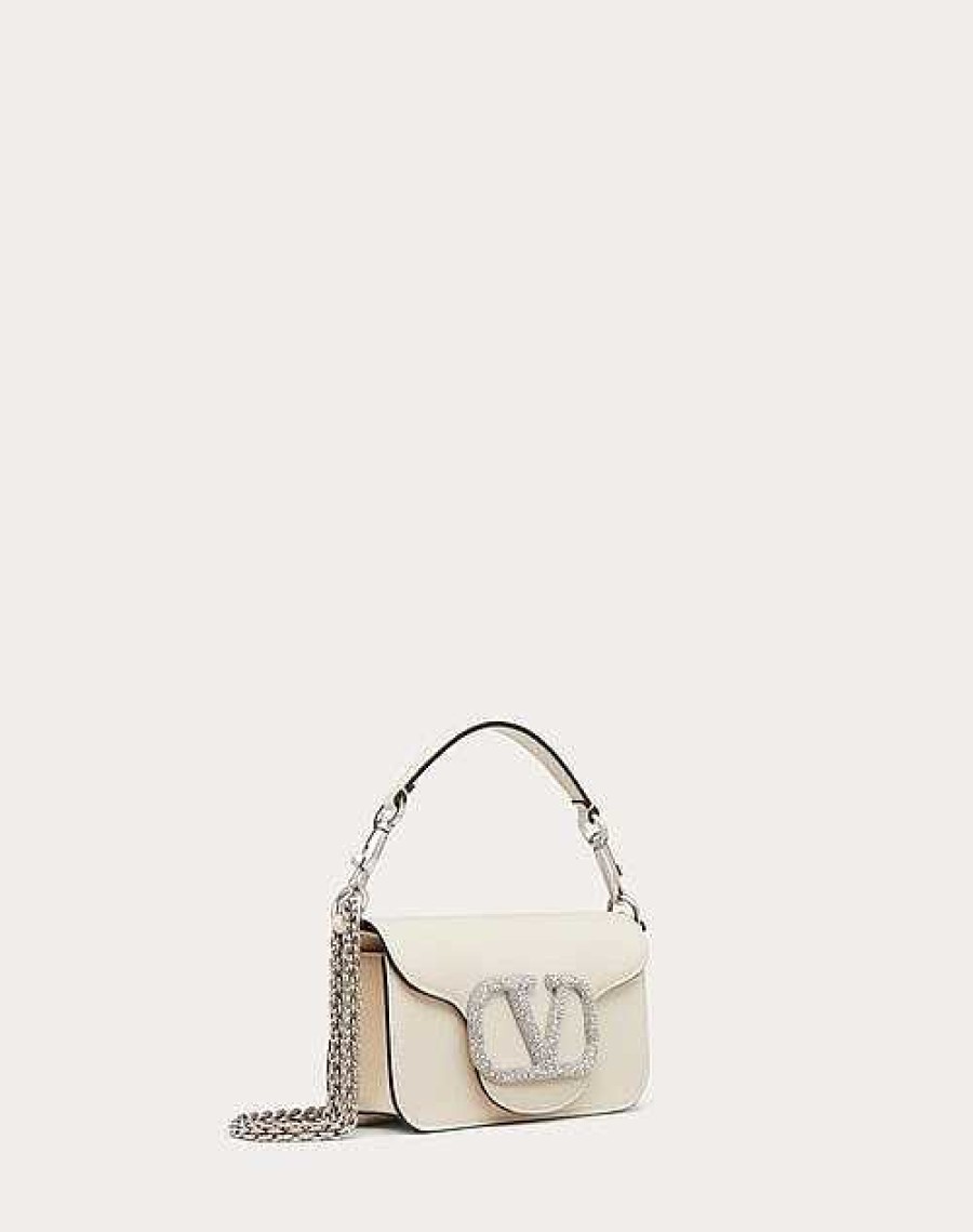 Valentino Valentino Garavani Loco Small Shoulder Bag With Jewel Logo | Shoulder Bags