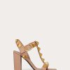 Valentino Roman Stud Calfskin Sandal 90 Mm | Sandals