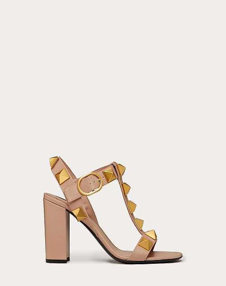 Valentino Roman Stud Calfskin Sandal 90 Mm | Sandals