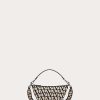 Valentino Toile Iconographe Shoulder Bag With Leather Details | Shoulder Bags