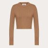 Valentino V Gold Cashmere Jumper | Knitwear