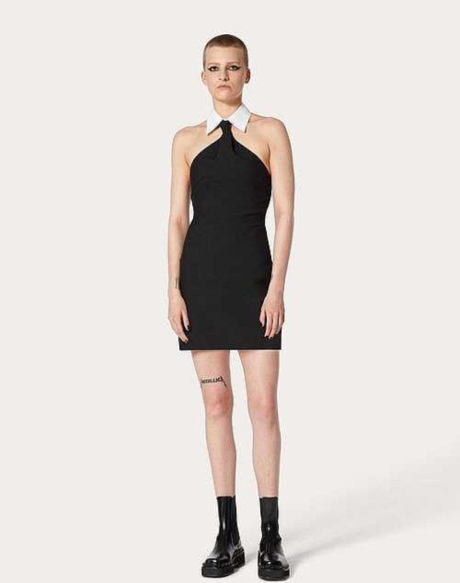 Valentino Crepe Couture Short Dress | Dresses