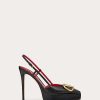 Valentino Vlogo Signature Calfskin Slingback Platform Pump 120Mm | Pumps