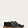 Valentino Leisure Flows Slip-On In Grainy Calfskin | Lace-Ups And Loafers