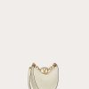 Valentino Vlogo Moon Mini Hobo Bag In Nappa Leather With Chain | Shoulder Bags