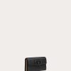 Valentino Vlogo Signature Grainy Calfskin Wallet With Chain | Mini Bags