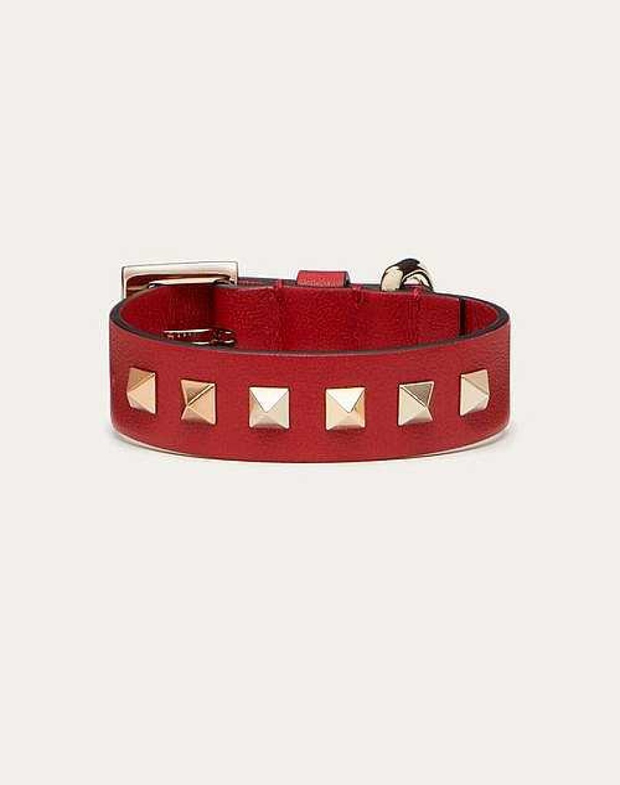 Valentino Valentino Garavani Rockstud Pet Collar 20 Mm | Valentino Pet Accessories