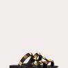 Valentino Flat Roman Stud Calfskin Slide Sandal | Slides And Thongs