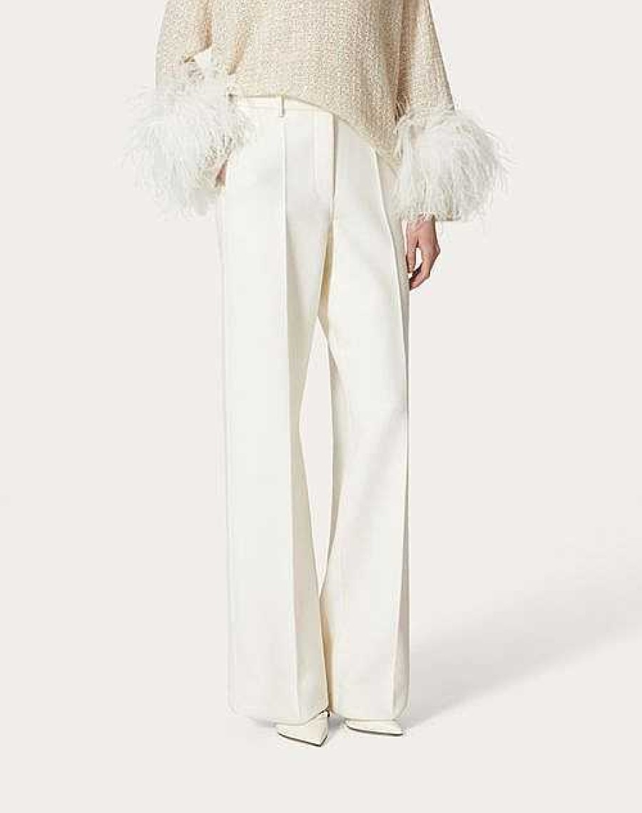 Valentino Compact Drap Pants | Pants And Shorts