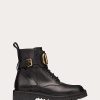 Valentino Vlogo Signature Calfskin Combat Boot 35Mm / .8 In. | Boots