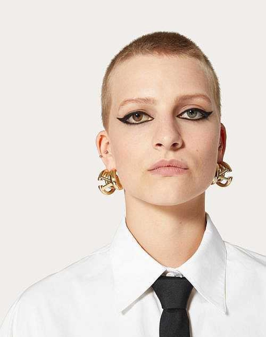 Valentino Vlogo Signature Metal Earrings | Jewelry