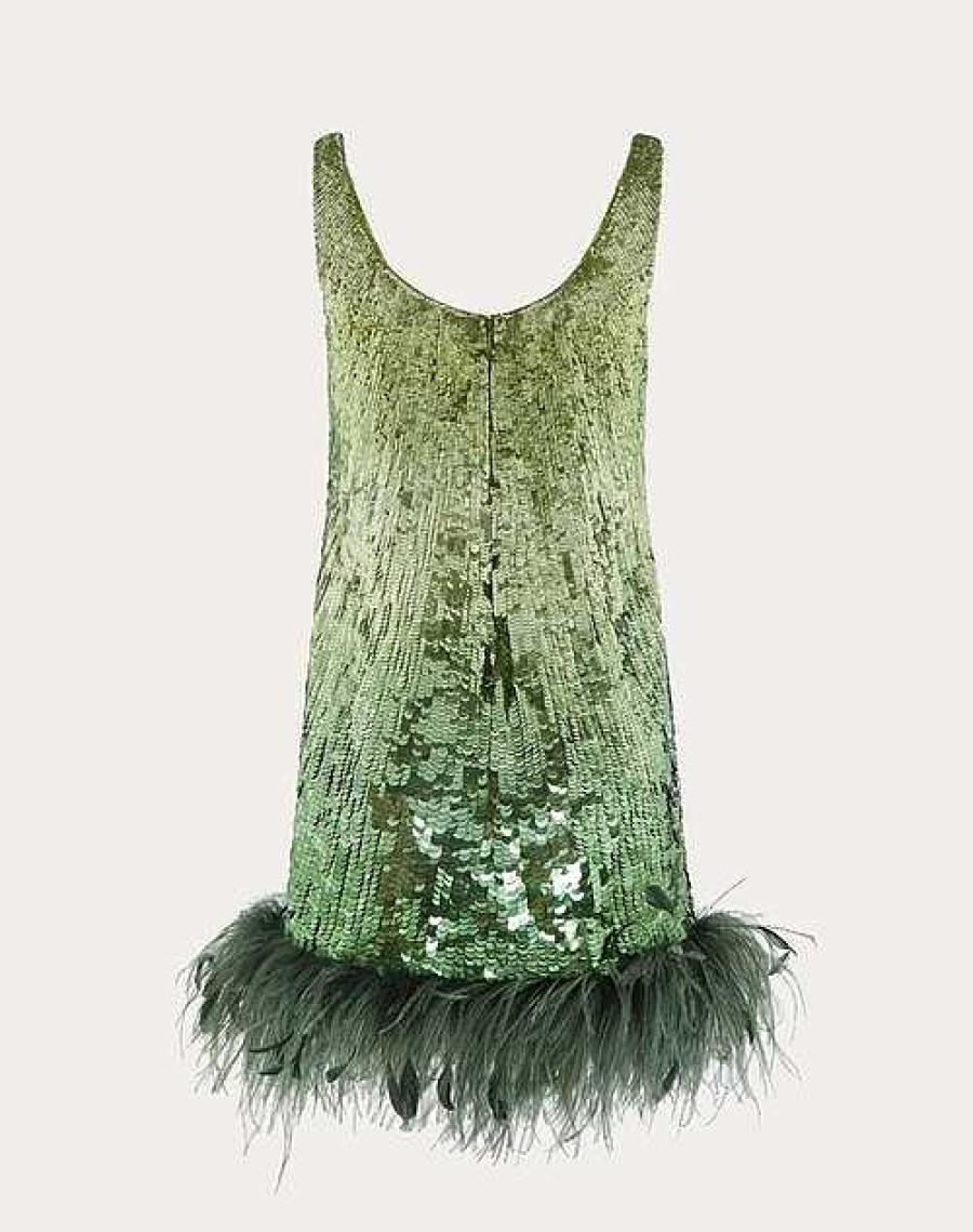 Valentino Tulle Illusione Embroidered Dress | Dresses