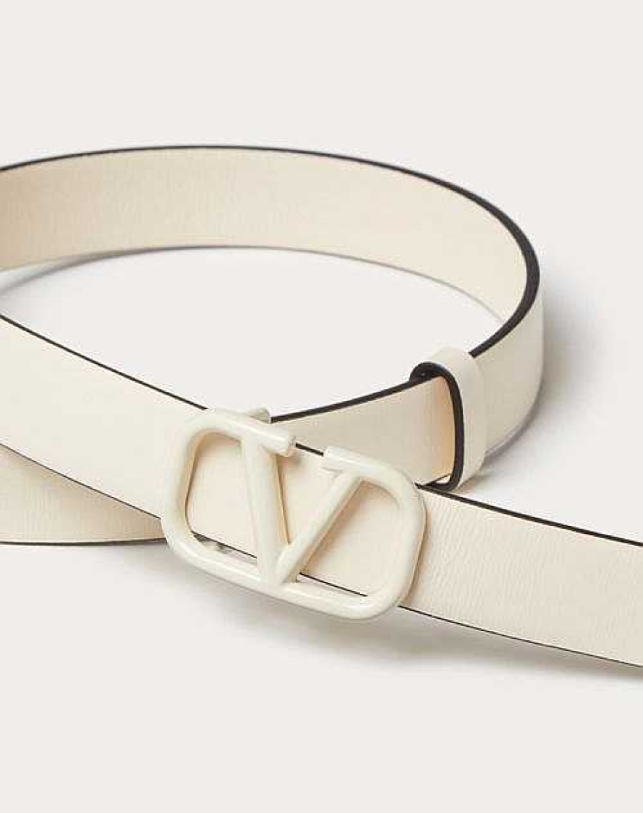 Valentino Vlogo Signature Belt In Shiny Calfskin 20Mm | Belts