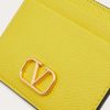 Valentino Vlogo Signature Grainy Calfskin Cardholder | Wallets And Small Leather Goods