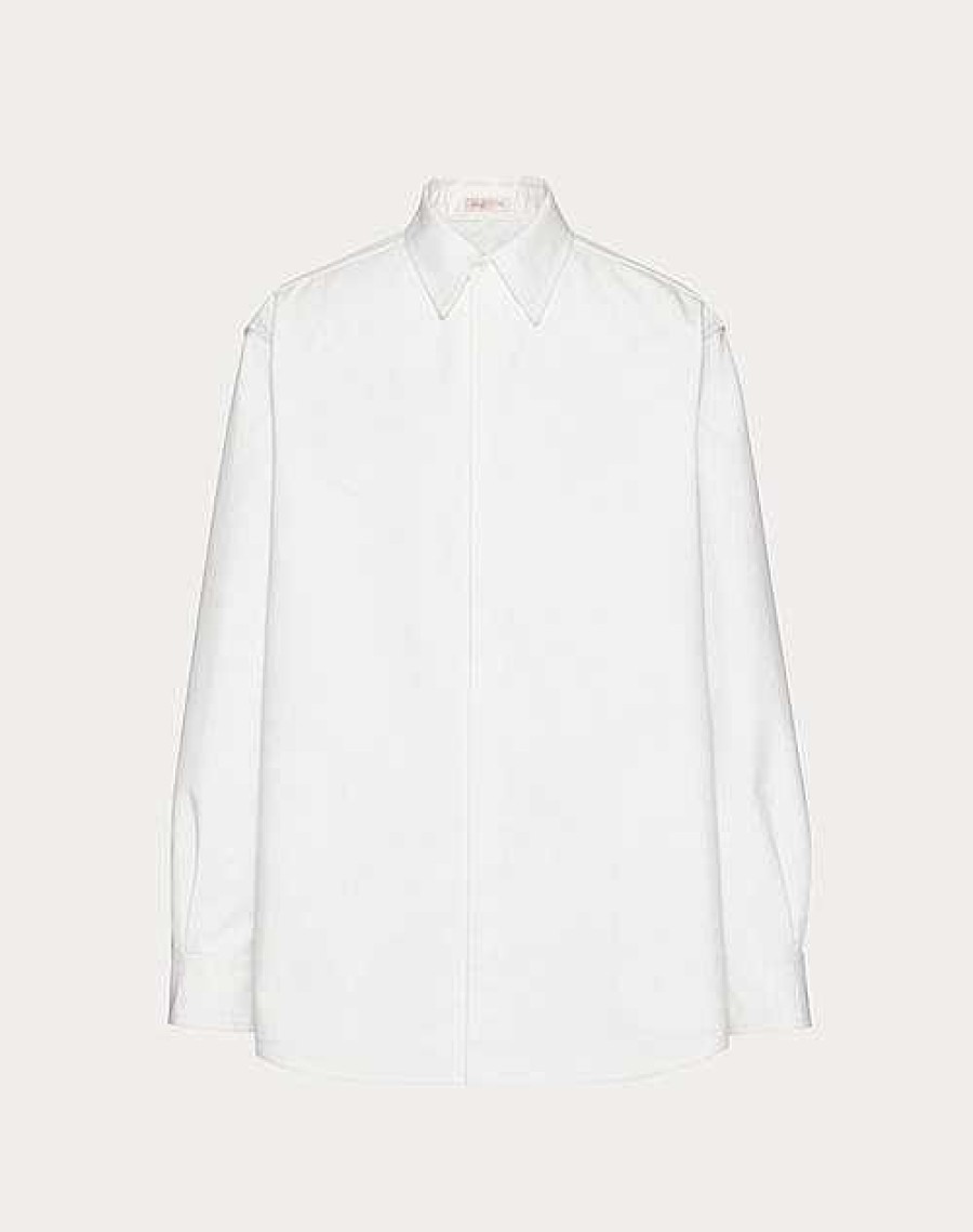 Valentino Cotton Poplin Shirt Jacket | Shirts