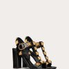 Valentino Roman Stud Calfskin Sandal 90 Mm | Sandals