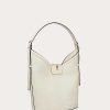 Valentino Vlogo Leather Hobo Bag In Grainy Calfskin | Shoulder Bags