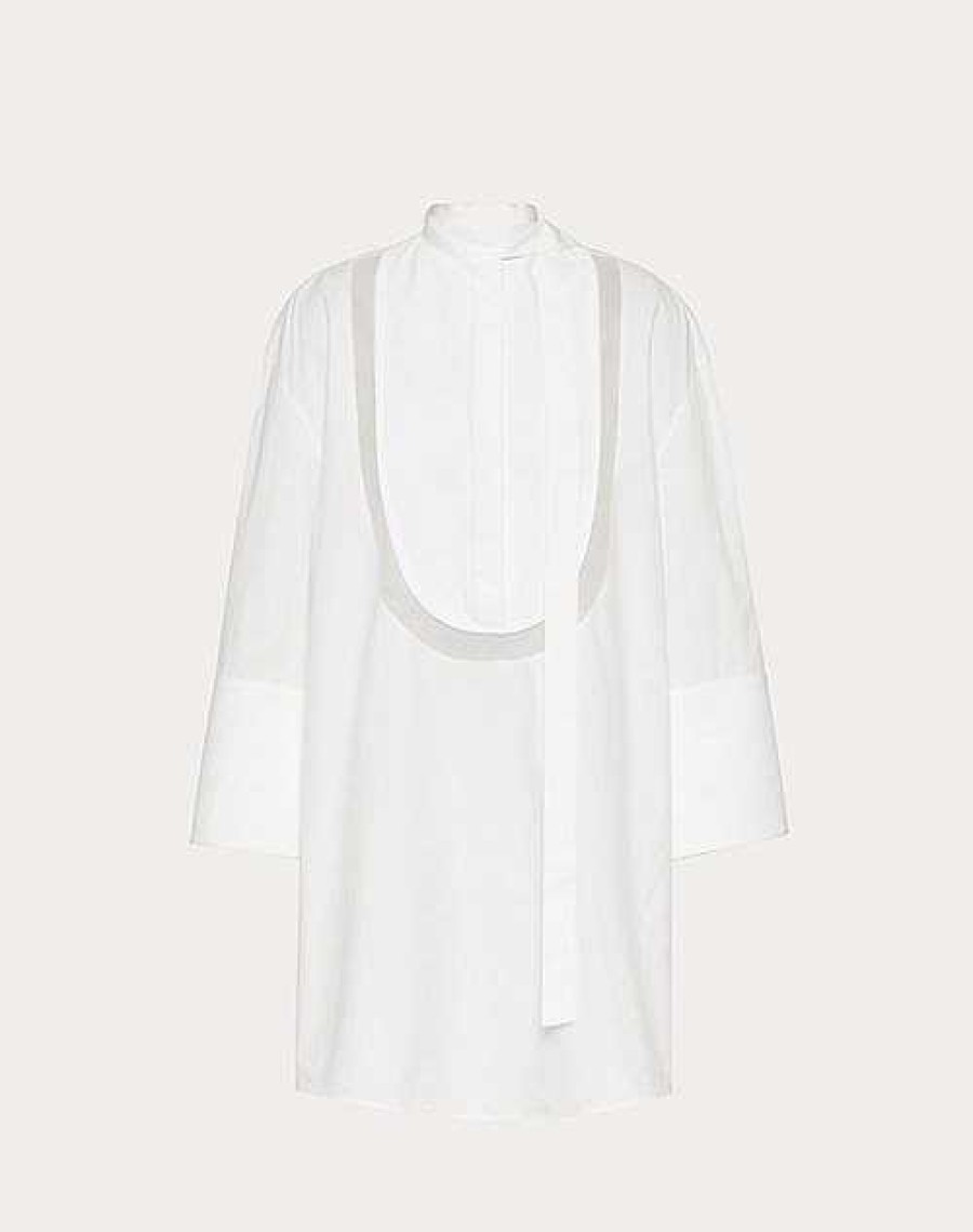 Valentino Cotton Popeline Top | Shirts And Tops