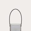 Valentino Small Rockstud23 Mirror-Effect Calfskin Shoulder Bag | Shoulder Bags