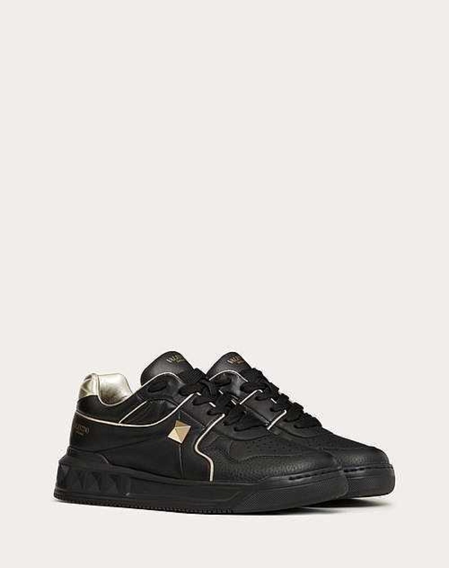 Valentino One Stud Low-Top Sneaker In Nappa Leather | Sneakers